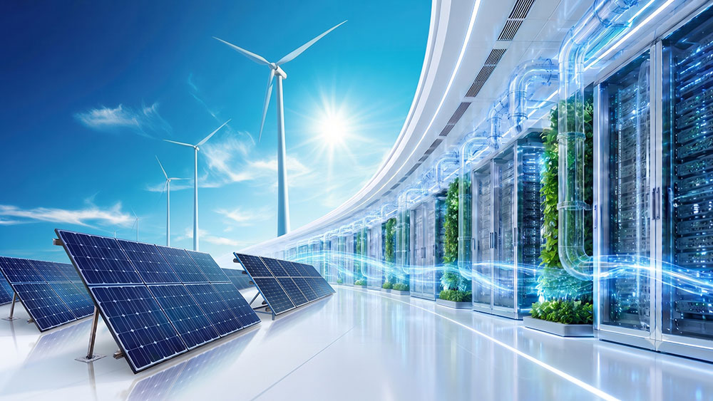 Maximize data center efficiency through precision, control, and renewable integration