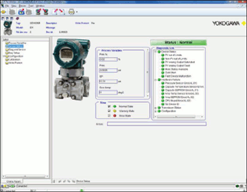 Picture 1. Screen view of Yokogawa EJA DTM