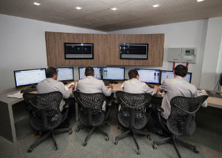 Shift operators in central control room