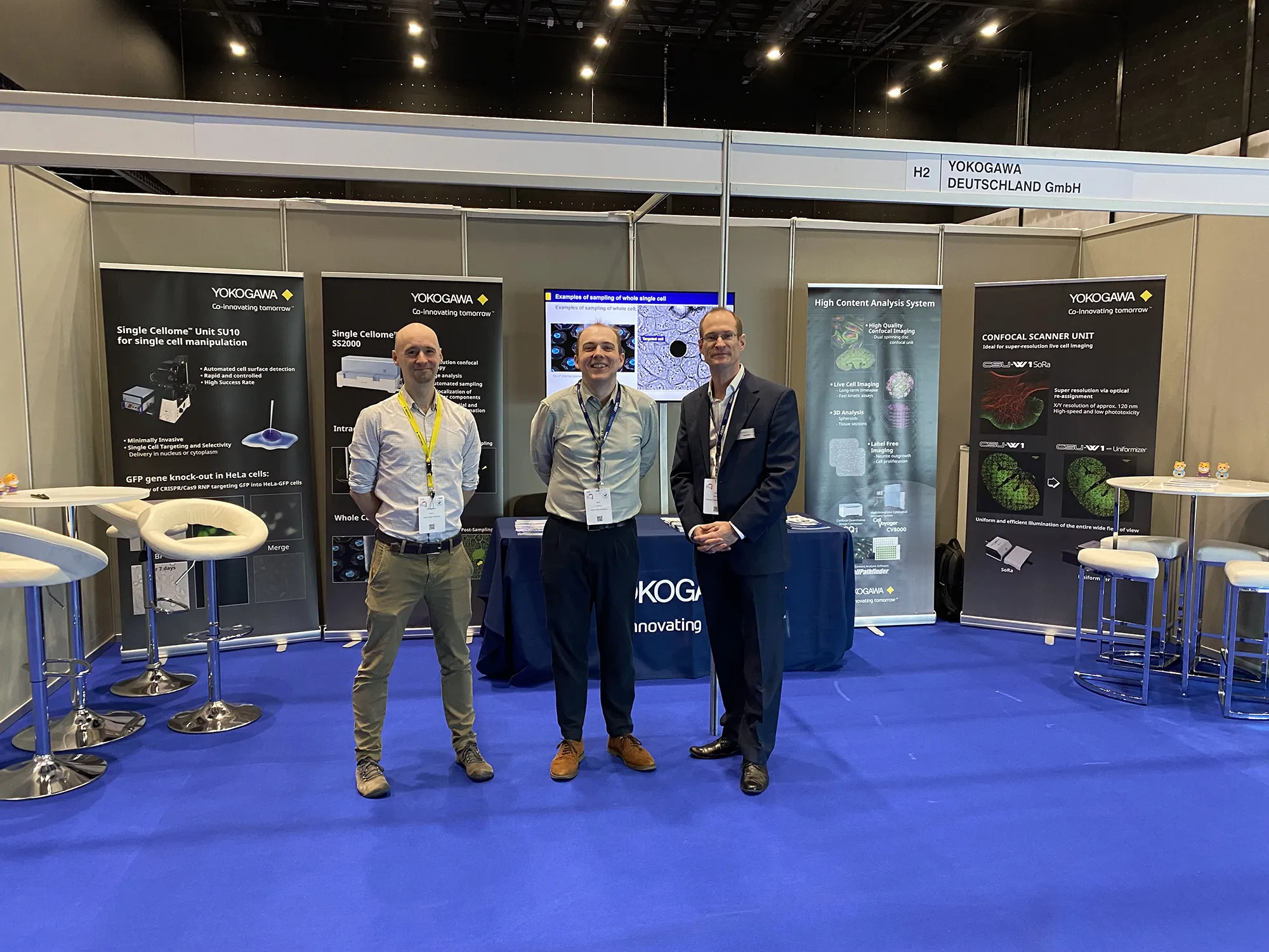 Yokogawa Life Science Team at Drug Discovery 2023