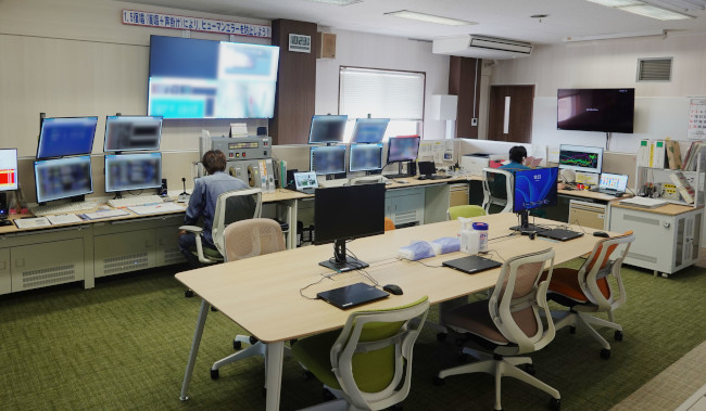 リニューアル後の実際のコントロールルーム
