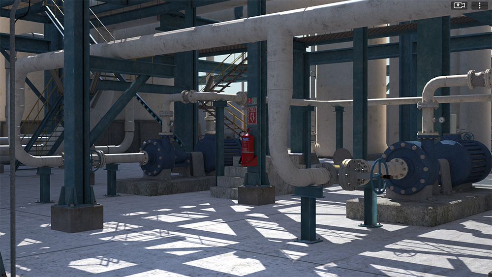 Immersive virtual environment