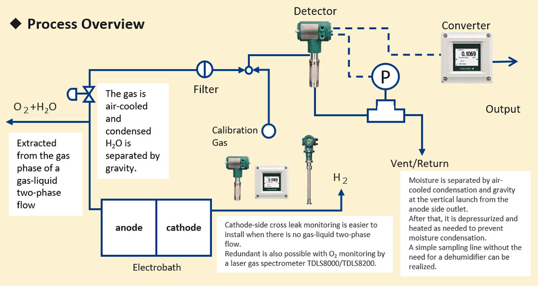 Fig. 3 Schematic diagram of hydrogen measurement