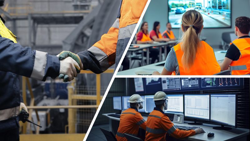 Supporting start-up and stable operations through technology deployment and training (image for illustrative purposes)