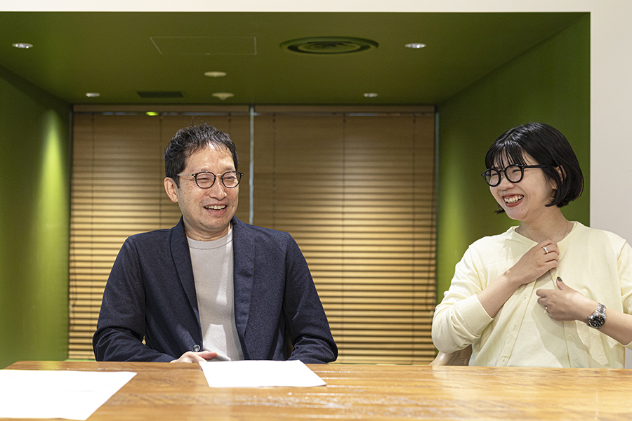 Mr.Tamaki and Ms.Ohuchi