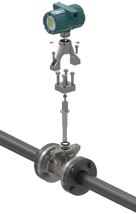Fig. 8: Inline Detachment of the VY Series Sensor