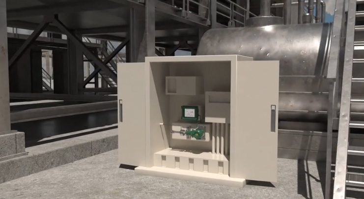 プラント設備への設置を容易にするコンパクト設計