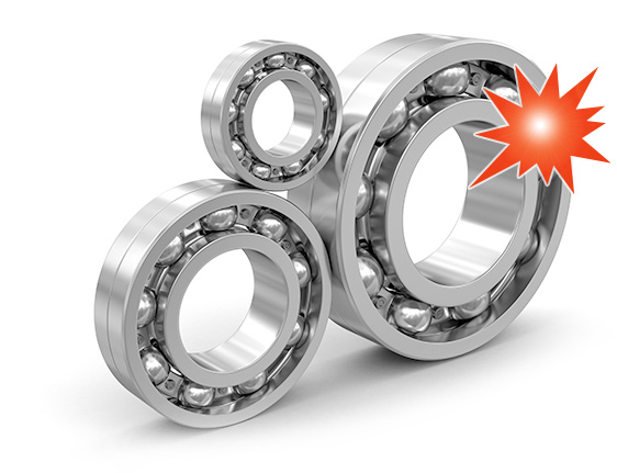 クレストファクタ（CF）によるベアリング監視に対応