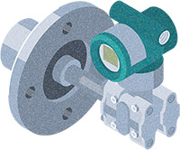 Level meter (pressure type)