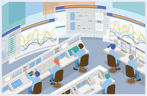 Central control room