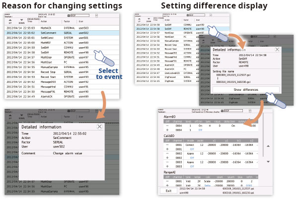 Audit-Trail-Funktion