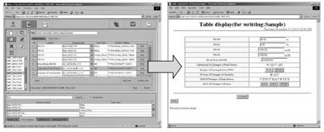 Figure 3 Setup Screen (left) for Defining Parameters Figure 3 Setup Screen (left) for Defining Parameters